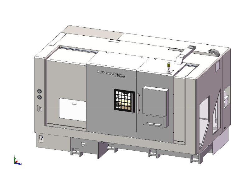 htb650a เตียงเอียง cnc lathe
