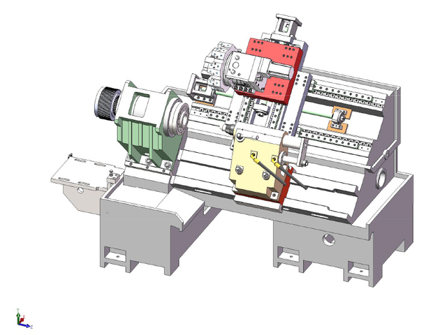 HTB450B ​​CNC Slant Bed Lathe