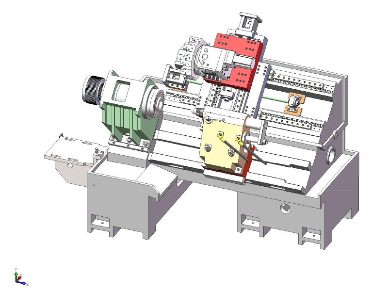HTB450B ​​CNC Slant Bed Lathe