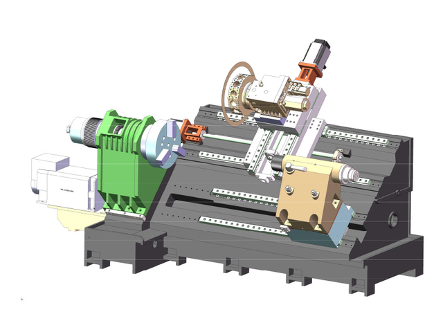 htb850a เตียงเอียง cnc lathe