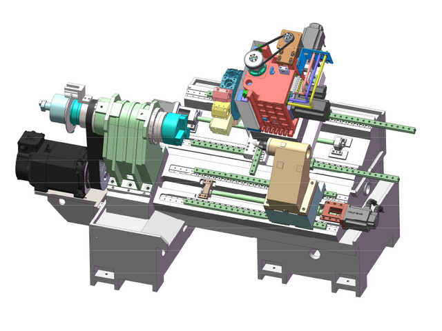 HTB50Y Double Spindle CNC Lathe