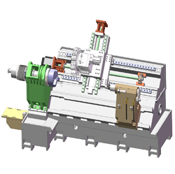 HTB ซีรีส์ป้อมปราการ CNC เครื่องกลึง