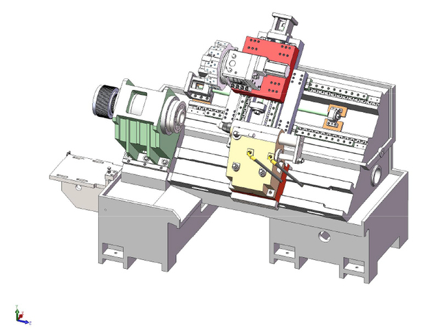 htb450a เตียงเอียง cnc lathe