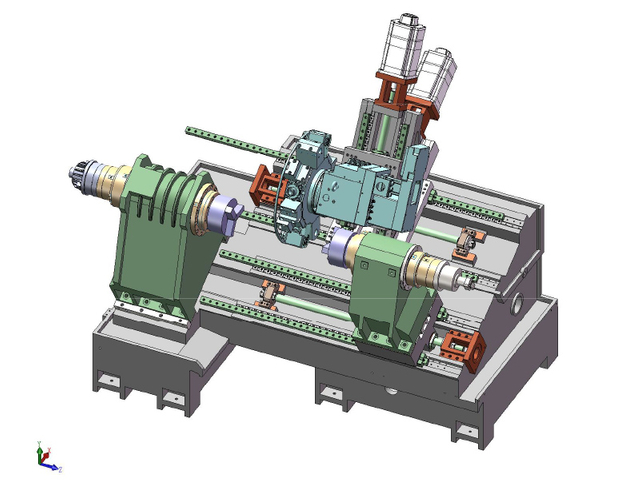 G500 แกนหมุน CNC Double CNC