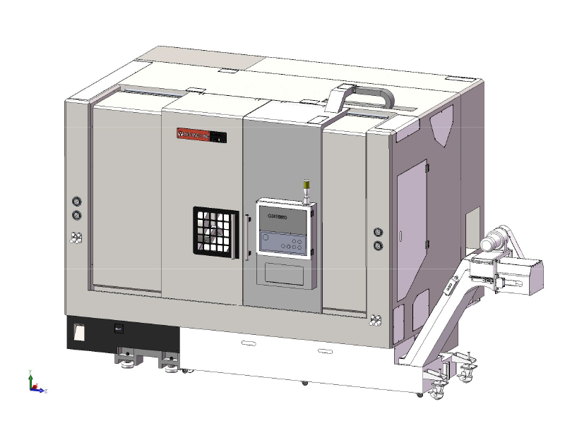 G500 แกนหมุน CNC Double CNC